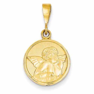 Angel Jewelry Pendant, 14K Yellow Gold -  - QGPD-C1894