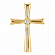 As Many As Received Him Diamond Cross Necklace