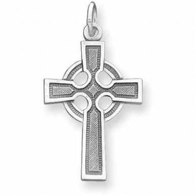 Celtic Cross Pendant in .925 Sterling Silver -  - QG-QC450