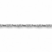 Celtic Love Knot Bracelet, 14K White Gold