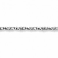Celtic Love Knot Bracelet, 14K White Gold