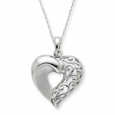 Close To My Heart Sterling Silver Necklace -  - QG-QSX334