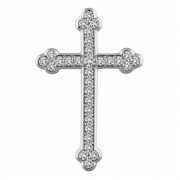 Crucified With Him Diamond Cross Necklace