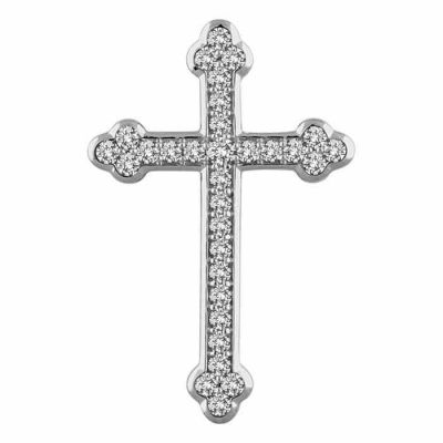Crucified With Him Diamond Cross Necklace -  - STLCR-651391