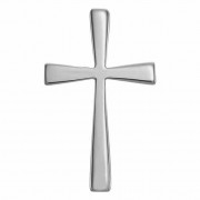 Crux Immissa Cross Pendant 14K White Gold