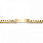 Curb Link ID Bracelet - 14K solid Gold