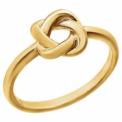 Designer Love-Knot Ring in 14K Gold -  - STLRG-86174Y