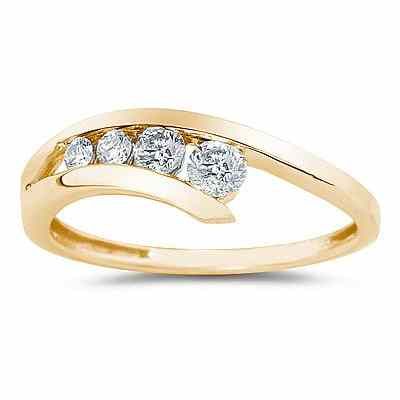 Diamond Journey Ring In 14K Yellow Gold -  - RGF8154