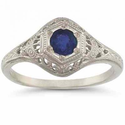 Enchanted Sapphire Ring in .925 Sterling Silver -  - HGO-R128SPSS