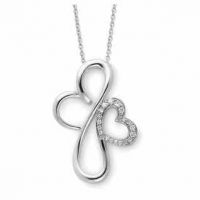 Everlasting Love Necklace in Sterling Silver
