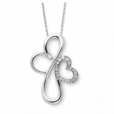 Everlasting Love Necklace in Sterling Silver -  - QG-QSX133