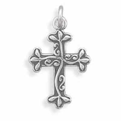I Am the Vine Cross Pendant, Sterling Silver -  - MMACR-73623