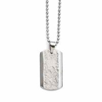 Liquid Stainless Steel Dog Tag Necklace