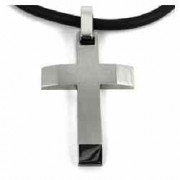 Men's Titanium Cross Pendant