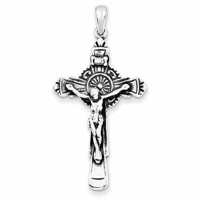 Mystic Crucifix Pendant in Sterling Silver -  - QGCR-QC5414