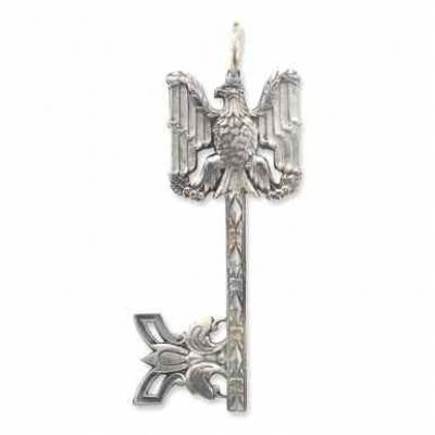 Renaissance Eagle Key Pendant in Sterling Silver -  - HGO-K008SS