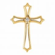 Salvation by Faith Diamond Cross Pendant