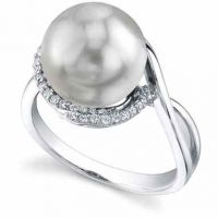 South Sea Pearl & Diamond Summer Ring