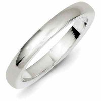 Sterling Silver 3mm Comfort Fit Wedding Band