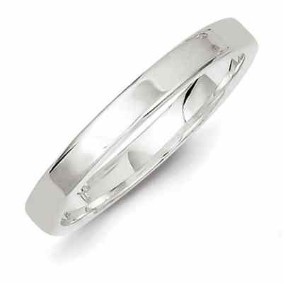 Sterling Silver 3mm Flat Band - - QGRG-QWFB030 Sterling Silver 3mm Flat Band - - QGRG-QWFB030