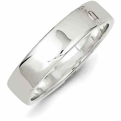 Sterling Silver 5mm Flat Band - - QGRG-QWFB050 Sterling Silver 5mm Flat Band - - QGRG-QWFB050