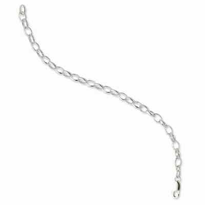 Sterling Silver 5mm Rolo Chain Bracelet -  - QG-QFC88-7