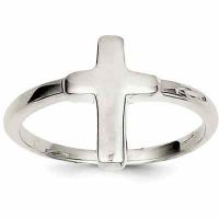 Sterling Silver Cross Ring for Women