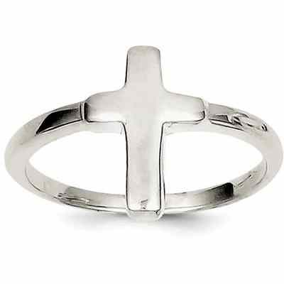 Sterling Silver Cross Ring for Women -  - QGRG-QR966