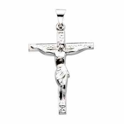 Sterling Silver Crucifix Pendant -  - STLCR-R41571SS
