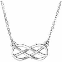 Sterling Silver Infinity Knot Necklace
