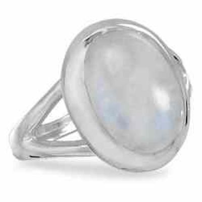 Sterling Silver Rainbow Moonstone Ring -  - MMA-82409