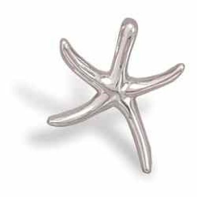 Sterling Silver Starfish Slide Pendant -  - MMA-73221