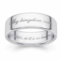 Sterling Silver "Thy Kingdom Come" Band
