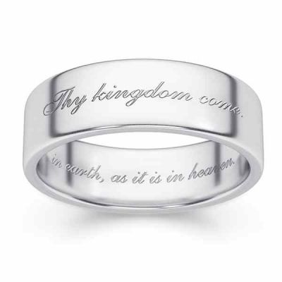 Thy Kingdom Come Wedding Band Ring -  - BVR-28W
