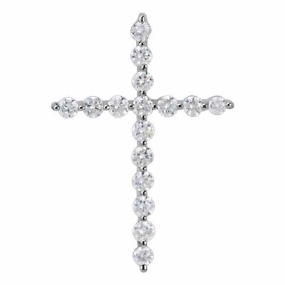 The Promise of God 1/4 Carat Diamond Cross Pendant -  - STLCR-R42307-25