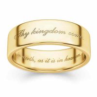 Thy Kingdom Come Ring in 14K Gold