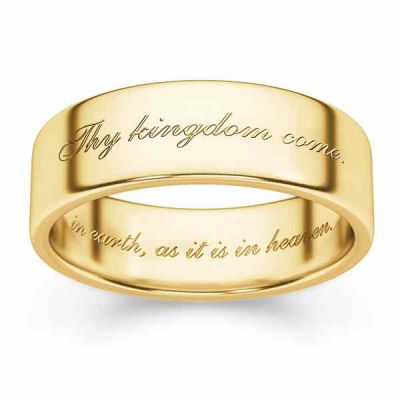 Thy Kingdom Come Ring in 14K Gold -  - BVR-28Y