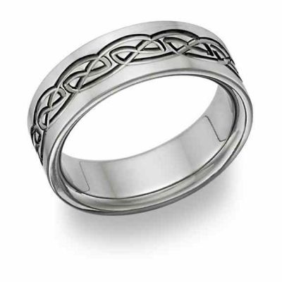 Titanium Celtic Wedding Band Ring -  - TI-CK9