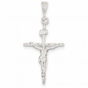 Traditional Sterling Silver Crucifix Pendant