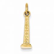Washington Monument Jewelry Pendant, 14K Gold