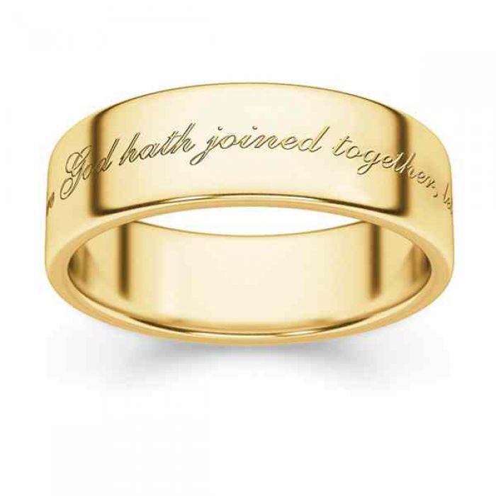  Wedding  Rings  What God Hath Joined  Together  Gold Wedding  