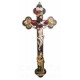 Tomaso Mary and Holy Trinity Wood & Resin Crucifix 13 inch - 780090649586 - KS350 Tomaso Mary and Holy Trinity Wood & Resin Crucifix 13 inch - 780090649586 - KS350