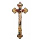 Tomaso Mary and Holy Trinity Wood & Resin Crucifix 13 inch - 780090649586 - KS350 Tomaso Mary and Holy Trinity Wood & Resin Crucifix 13 inch - 780090649586 - KS350