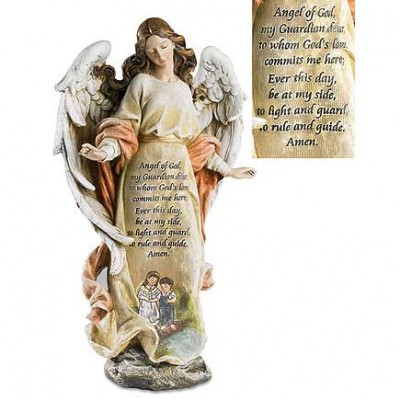 12in. Guardian Angel w/Children Figurine - 780090983765 - NT202 12in. Guardian Angel w/Children Figurine - 780090983765 - NT202