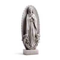 23.5in. Our Lady Of Guadalupe Garden Resin Statue