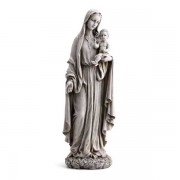 23in. Our Lady Of Grace and Baby Jesus Garden Resin Statue