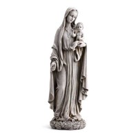 23in. Our Lady Of Grace and Baby Jesus Garden Resin Statue