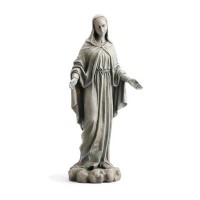 24in. Our Lady Of Grace Garden Resin Statue