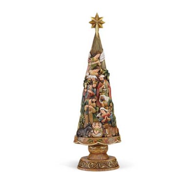 30in. Nativity Christmas Tree - 886083363146 - WC796 30in. Nativity Christmas Tree - 886083363146 - WC796