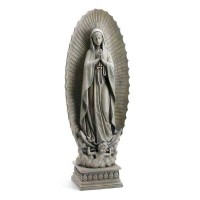 37.5in. Our Lady Of Guadalupe Garden Statue